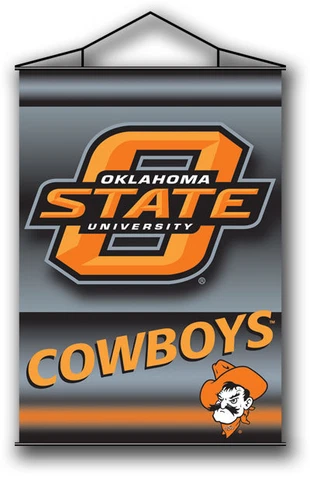 Oklahoma State Cowboys 28x40 Indoor Banner Scroll FREE US SHIPPING Cover