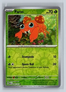 Paras Pokemon Scarlet & Violet 151 English 046/165 Reverse Holo - Picture 1 of 2