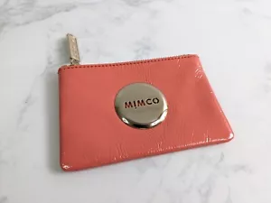 MIMCO Coral Rosa Charol Bolsa Bolso sin asas Dorado Pequeño Accesorio - Imagen 1 de 4