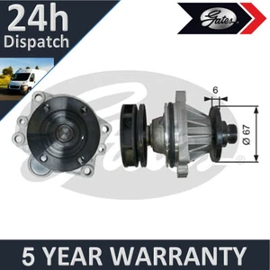 Gates Water Pump Fits BMW 3 Series 5 Z4 Z3 X5 X3 7 2.0 2.2 2.5 2.8 3.0 - Picture 1 of 1