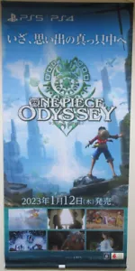 One Piece: Odyssey SELTEN PS4 PS5 60 cm x 125 cm japanische Promo Wandteppich Banner Poster - Bild 1 von 2