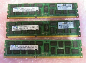 Samsung M393B5170FH0-CH9Q5 12GB (3x4GB) 2Rx4 PC310600 ECC CL9 240P Server Memory - Picture 1 of 4