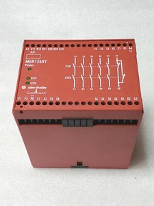 Allen-Bradley 440R-G23108 MSR124RT Supply 115VAC/24DC Safety Relay, Series A - Picture 1 of 8