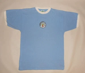 CAMISETA CASA PUNTUACIÓN SORTEO MANCHESTER CITY 1972 - #8 (M) Jersey Camiseta Maillot Maglia - Imagen 1 de 7