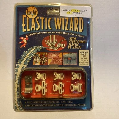 Bonfit Elastic Wizard W-8 Sewing Machine Attachments Guides & Foot - New NOS - Image 1 of 4