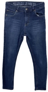 Nautica Jeans Boys Size 18 Blue Denim Jeans Straight Stretch Skinny Mid Rise - Picture 1 of 15