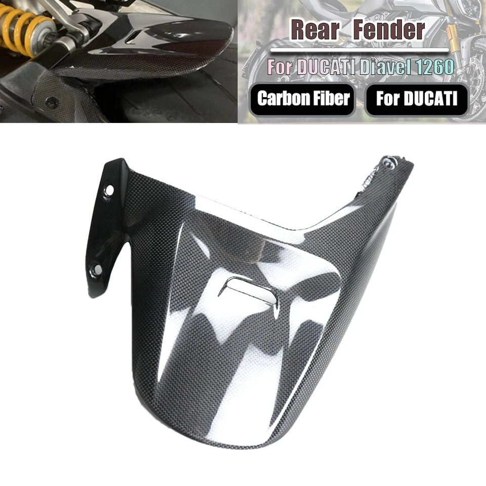 Guardabarros trasero de fibra de carbono para DUCATI Diavel 1260S 1260 2019-2022 Foto 1 de 4