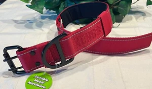 Kong Max Dog Buckle Collar Red Heavy Duty L LG Large 17.5" - 22" NWT - Picture 1 of 9
