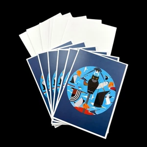Charley Harper Note Cards Hawk Mountain (6) With Envelopes Unused Blank - Picture 1 of 4