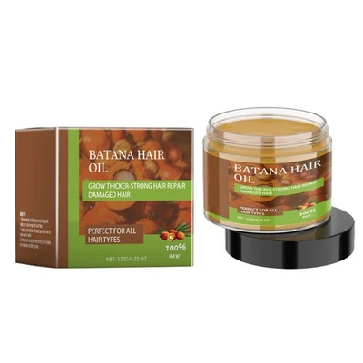 Batana Oil from Honduras Hair Growth Mask 100% Natural Pure Repairs Damaged Hair - Image 1 of 4