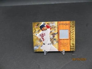 2004 Donruss Studio Albert Pujols Masterstrokes reliquia /250 cardinali - Foto 1 di 6