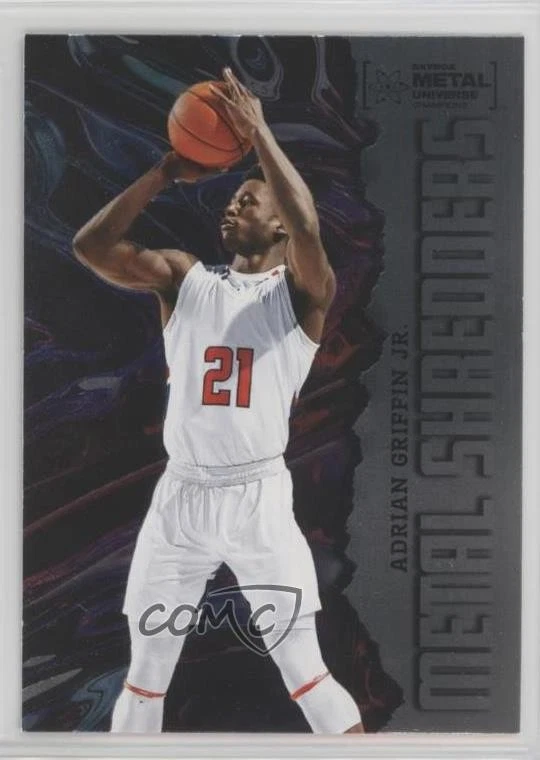 2022 Skybox Metal Universe Champions Shredders AJ Griffin Adrian Jr Rookie RC - Image 1 of 2