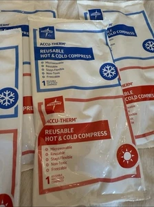 Medline Accu-Therm Hot Cold Gel Pack 5x10 Reusable Microwaveable Therapy Latex - Picture 1 of 2