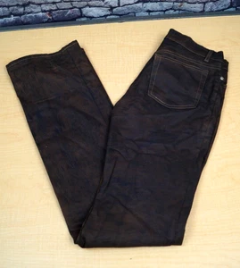 Roberto Cavalli Italy Brown Stretch Cotton Mid Rise Womens Jeans Size M 28 x 35 - Picture 1 of 11