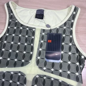 Camiseta sin mangas pequeña vintage Nike Court Dri-FIT para mujer 2001 camiseta de tenis sujetador de malla nueva con etiquetas - Imagen 1 de 7
