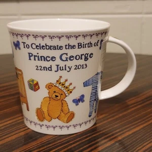 Dunoon Royalty Commemorative Prince George Birth Mug Baby Bone China England  - Picture 1 of 7