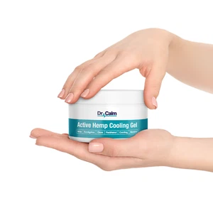 Dr Calm Muscle Relief Hemp Cooling Gel Cream Balm Arthritis Joint Back Pain 220g - Picture 1 of 7