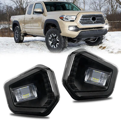 For 2016-2023 Toyota Tacoma SR SR5 Fog Lights LED Front Bumper Lamps — 第 1/4 张图片