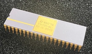 FD1791-AL-0216 WESTERN DIGITAL COLLECTIBLE CERAMIC GOLD CHIP IC. fcb28.16 - Picture 1 of 5
