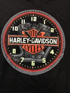 Vintage Harley Davidson Size Xl T Shirt Rare Glow In The Dark Print Ealastic I9 - Picture 1 of 9