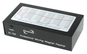 Dynavox TC-750 Preamplificatore Phono Professionale per Sistemi MM Nero - Foto 1 di 2