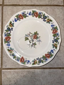 Vintage Shenango China Floral Snack Set Plates Set Of 4 - Picture 1 of 6