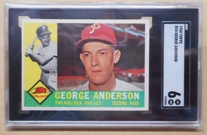 1960 TOPPS #34 GEORGE ANDERSON SGC 6 EX-NM SPARKY ANDERSON - Picture 1 of 3