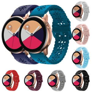 For Samsung Galaxy Watch 4 / Classic Smartwatch Silicone Sports Band Breathable - Picture 1 of 24