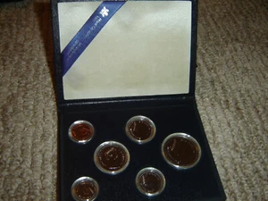 1984 Canada Specimen Mint Set  (UNC. 6 Coins Cent to Dollar RJ) - Picture 1 of 8