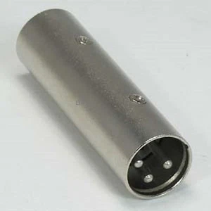 NUEVO Lote 4 XLR 3 pines M a macho micrófono hembra cable cambiador género adaptador - Imagen 1 de 1