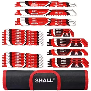 SHALL 34PC Reciprocating Saw Blades for Wood&Metal,Fits All Reciprocating Saw UK - Picture 1 of 11