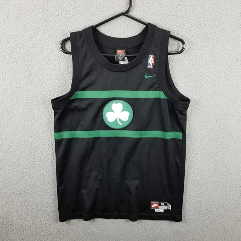 Vintage Nike Rewind Paul Pierce Boston Celtics Black Mesh Jersey Size XL 25 Cover