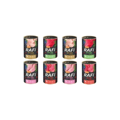 Dolina Noteci Rafi Nassfutter MIX 4 Geschmacks für Hunde 24x800g - Bild 1 von 4