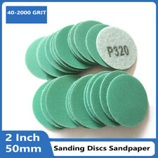 2 Inch 50mm membranes Sanding Discs Sandpaper Pads Hook & Loop 40-2000 GRIT