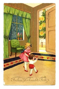 Austrian 1931 Christmas Greeting (Frohes Weinachts Fest) Post Card - Picture 1 of 2