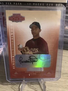 ⚾2004 PLAYOFF HONORS FERNANDO NIEVE ROOKIE AUTO #941/1000 ASTROS - Picture 1 of 2