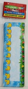 Ducks in a Row 36 Multipurpose Cards / Bookmarks Teacher's Friend Scholastic NEW - Picture 1 of 1