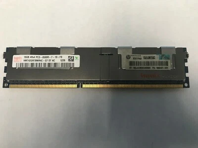 HPe  500207-371 16GB 4rX4 DDR3 PC3-8500R Memory Module AM363-69001 - Image 1 of 2