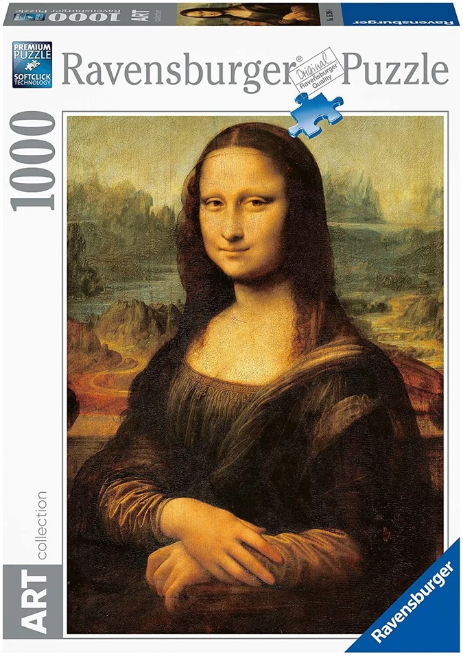Ravensburger - Art Collection: La Gioconda, Leonardo Puzzle, 1000 Pezzi - Immagine 1 di 1