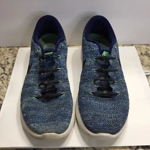Nike Lunarepic Flyknit 843765-501 Women Size US 8.5 M Blue Running Shoes C5 - Picture 1 of 12