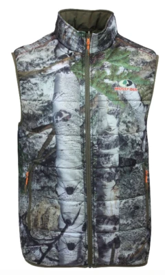 Men Mossy Oak Mountain Country 3M Reversible Insulated Camo Vest Water Resistant - Image 1 of 4