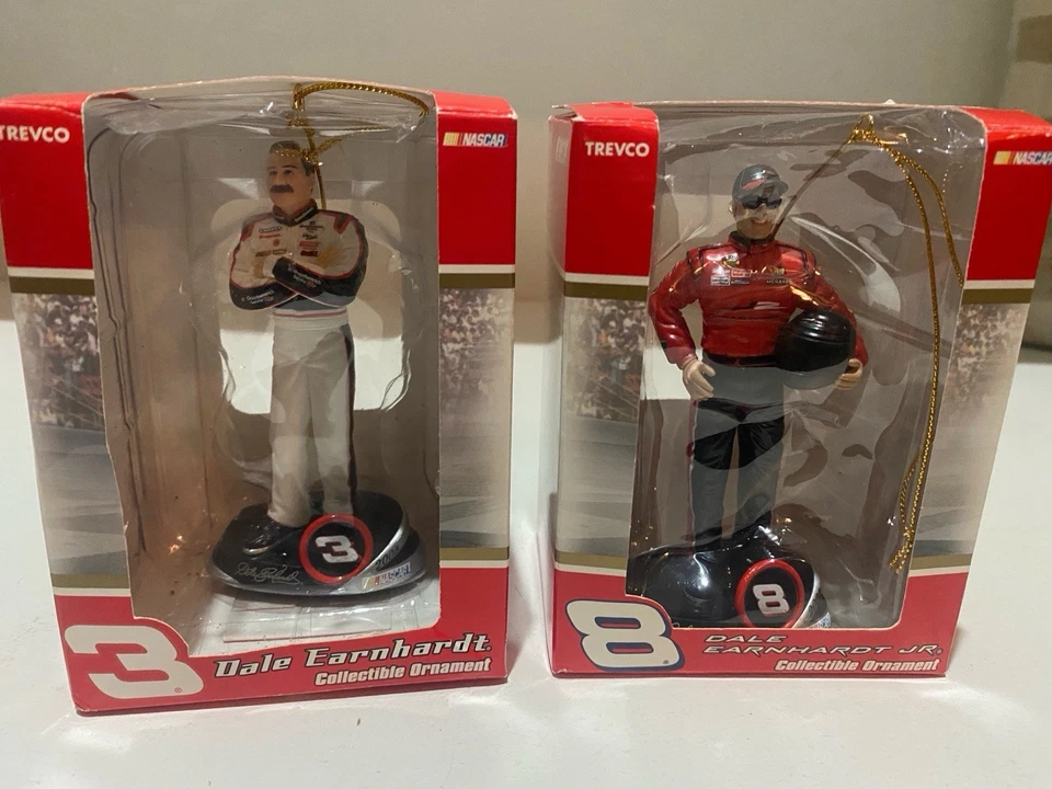 Figura adornos coleccionables Dale Earnhardt y Dale Earnhardt Jr Foto 1 de 1