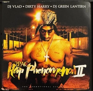 DJ VLAD 2PAC TUPAC RAP PHENOMENON II DIRTY HARRY & DJ GREEN LANTERN Mixtape CDR - Picture 1 of 3