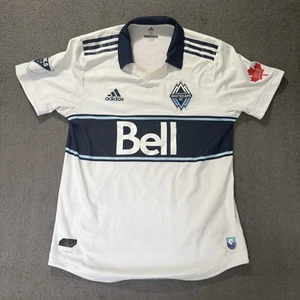 Vancouver Whitecaps FC 2020-21 Home Football Jersey Adult White Sz M Adidas Men - Picture 1 of 13