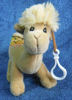  *2131* Dromedary Camel (one hump) with key clip – Israel - 14cm - plush - image 1 of 3