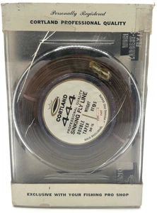 Peso vintage Cortland 444 affondamento tipo 2 Fly Line DT9S doppio cono 30 YD. - Foto 1 di 6