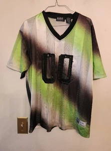 Vintage KAD Clothing Co Mens Hip-hop Street Wear Jersey 00 90’s Y2K Large - Picture 1 of 5
