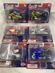 6 Play Right Racing Bike Motorcycles Suzuki Kawasaki Honda Ducati Husqvarna R1 - Picture 1 of 8