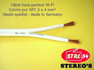 HP Lautsprecher Kabel Hochwertig HiFi 2 X 4 MM² SCH-AUDIO Kupfer OFC - Bild 1 von 5
