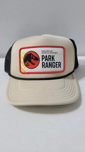Jurassic Park Hat Park Ranger Mesh Trucker Snapback Hat - Picture 1 of 4